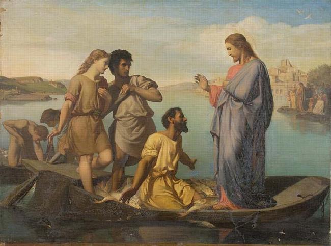 Henri-Pierre Picou La Peche miraculeuse oil painting image